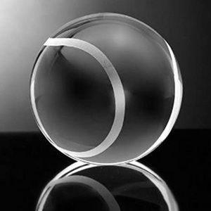 Clear Glass Sphere Decorative Accent